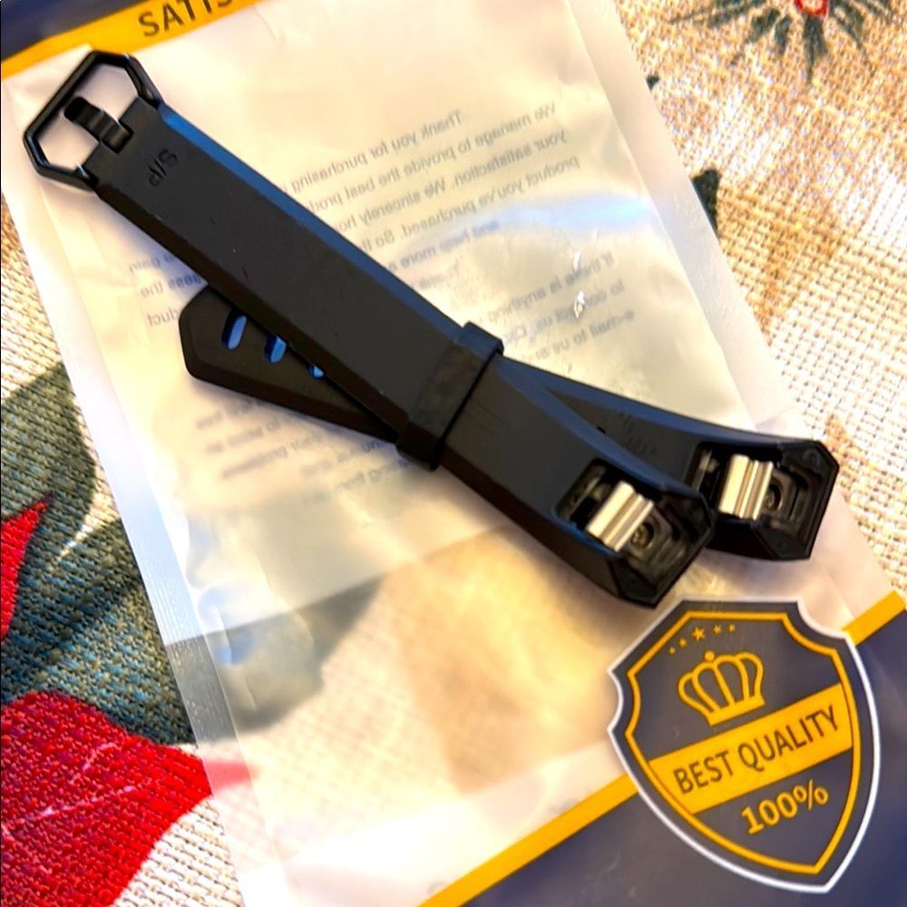 Replacement Band Compatible for Fitbit Alta Bands Black silicone